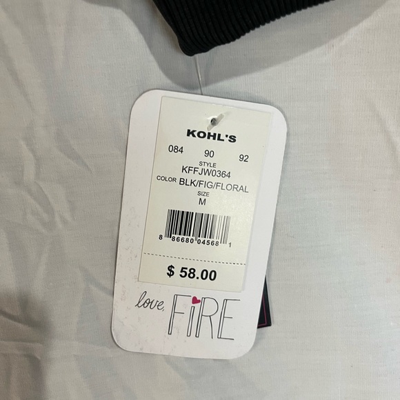 NWT Love fire from kohls  woman’s size med reversible cute jacket/ coat - Picture 2 of 10